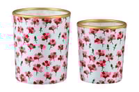 Tealight holders, set * Seville * Silver