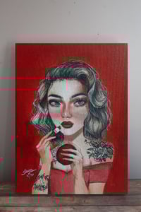 "Today's Queen" Acrylic Portrait Painting Print
