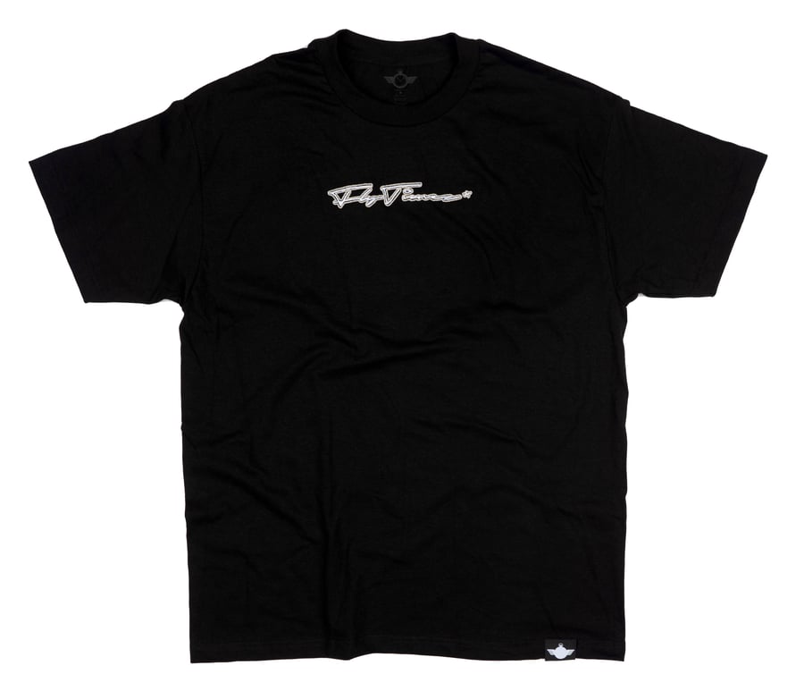 Image of FlyTimez "Signature" Embroidered Tee (Black)