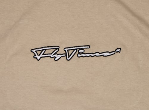 Image of FlyTimez "Signature" Embroidered Tee (Sand)