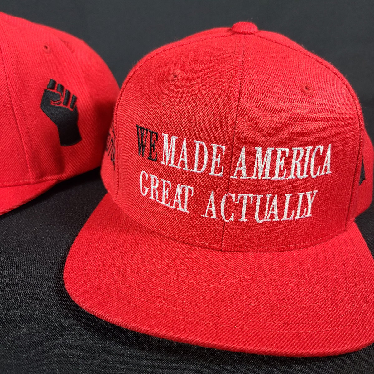 Image of WMAGA Hat  WE made America Great Actually Snapback