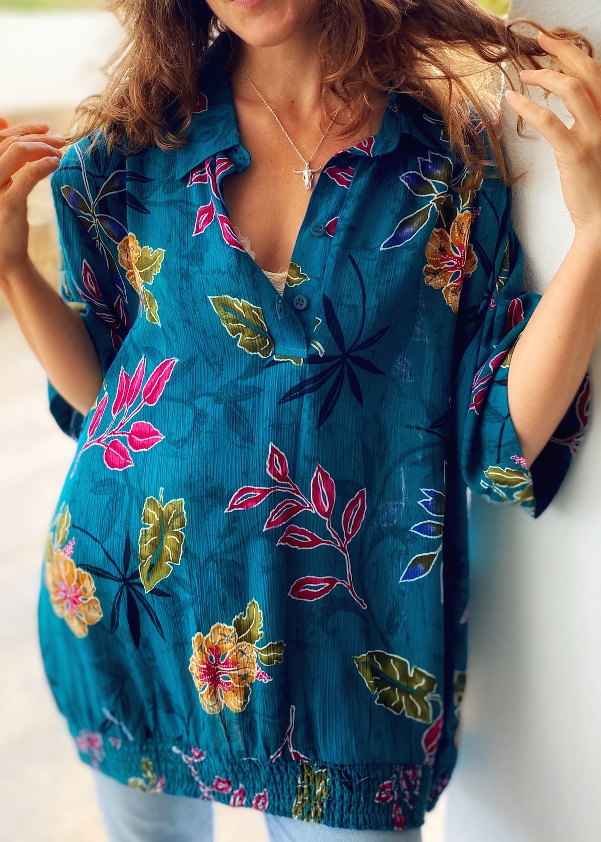 Original Camisa Vintage Hawaii Glamour