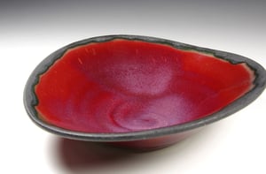 Copper red bowl (e047)