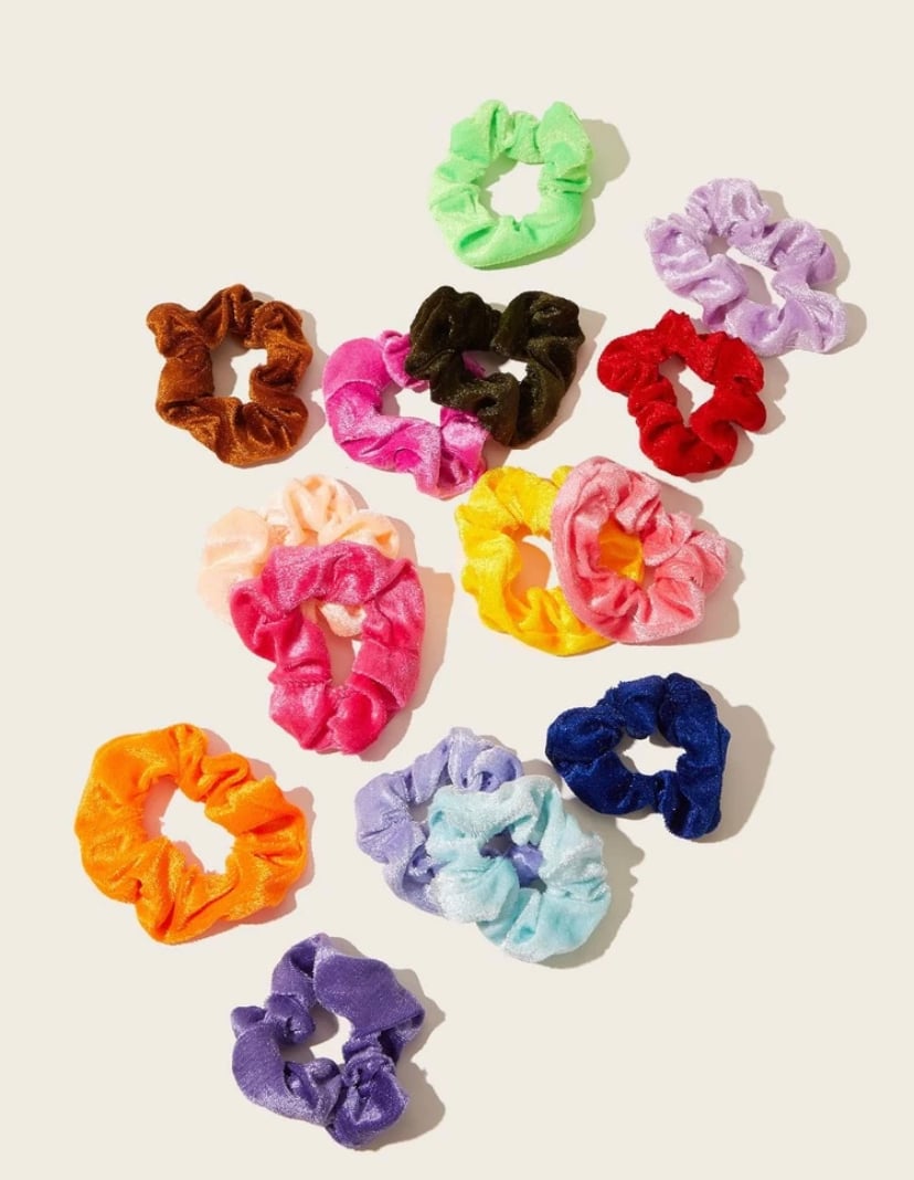 Satin Scrunchie rainbow 