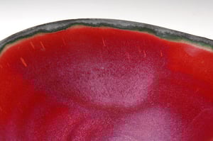 Copper red bowl (e047)