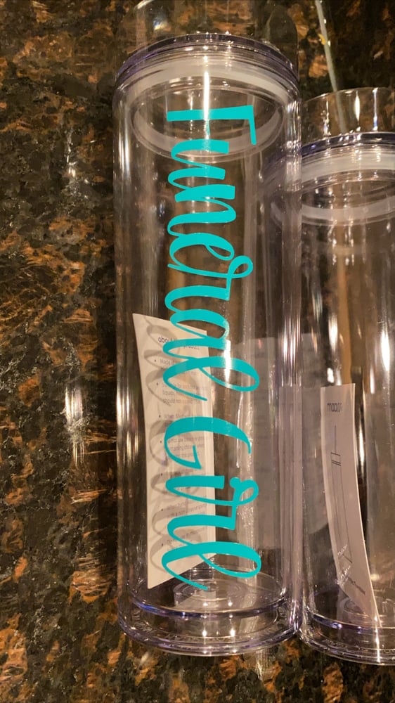 Image of FUNERAL GIRL tumbler 