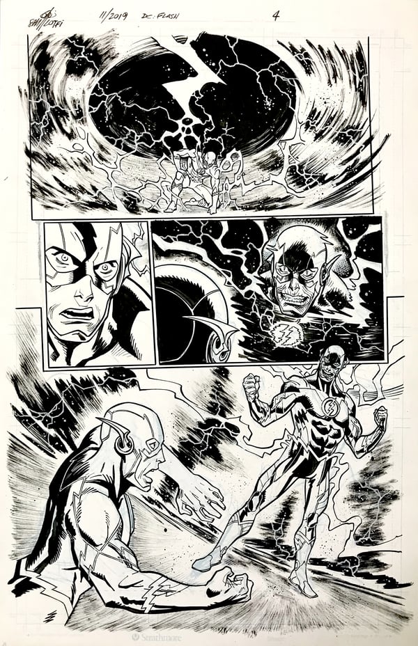 Image of DC FLASH: FASTEST MAN ALIVE ISSUE #9 PAGE 4 of 8