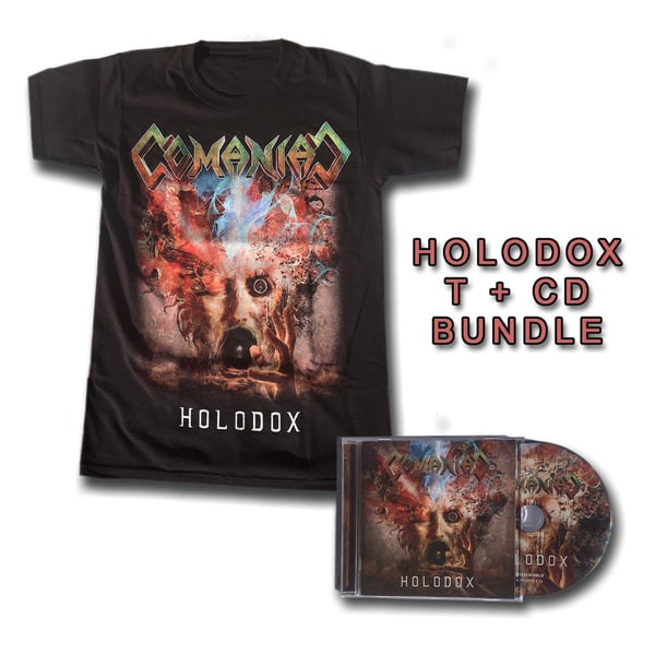 Image of COMANIAC - Holodox CD bundle with shirt (only pre-sale til 28/08/2020)