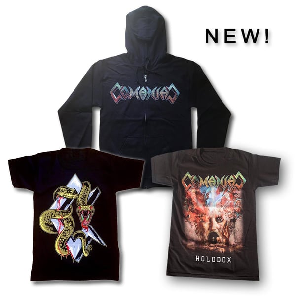 Image of COMANIAC - Holodox / Head Of The Snake merch (T-shirts/Hoodies)