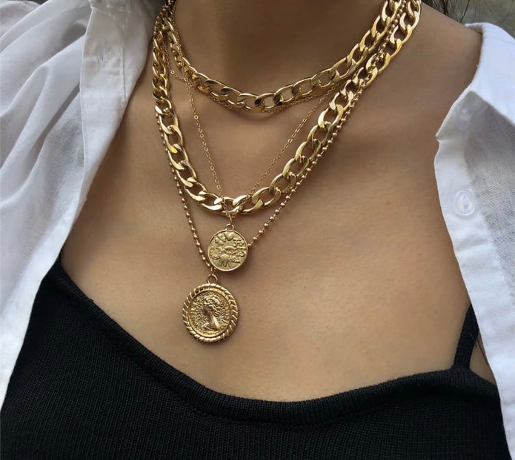 Image of Molly Layered Chain Necklace