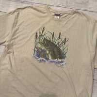 Image 2 of Vintage Cattails Bass Tee - XXL