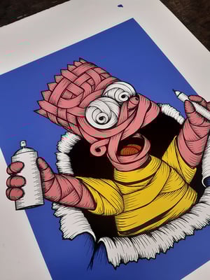 Image of Otto Schade - Pink Ribboned Bart