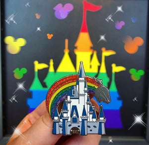 Image of Rainbow castles - Enamel pins