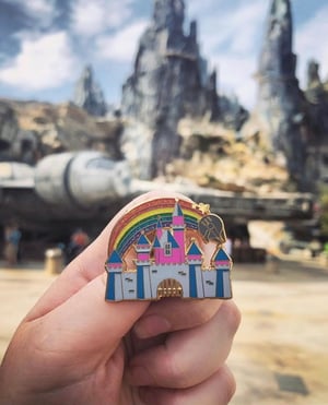 Image of Rainbow castles - Enamel pins