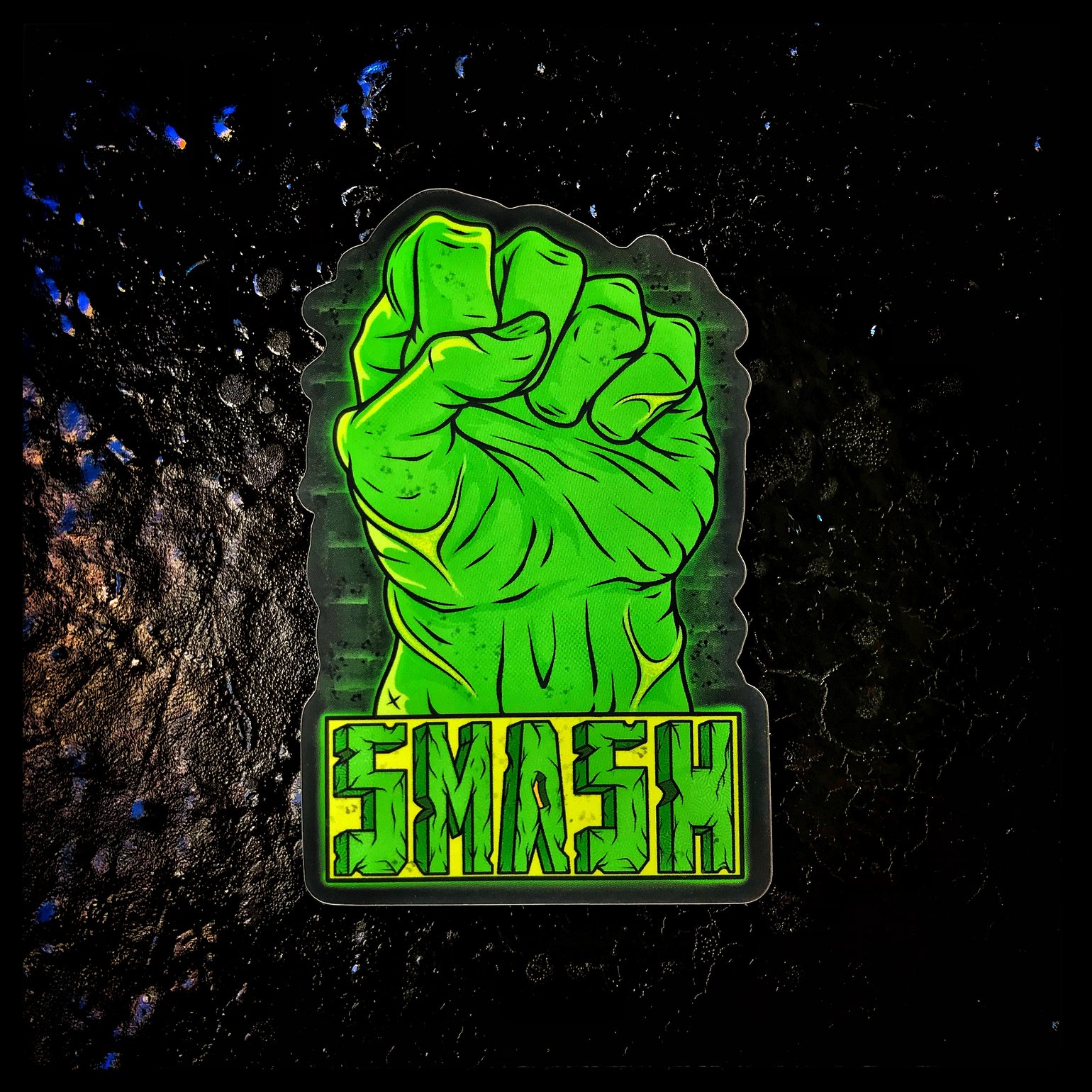 Hulk SMASH sticker | CRØM WØRX