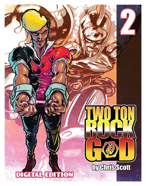 Image of TWO TON ROCK GOD #2 DIGITAL EDITION