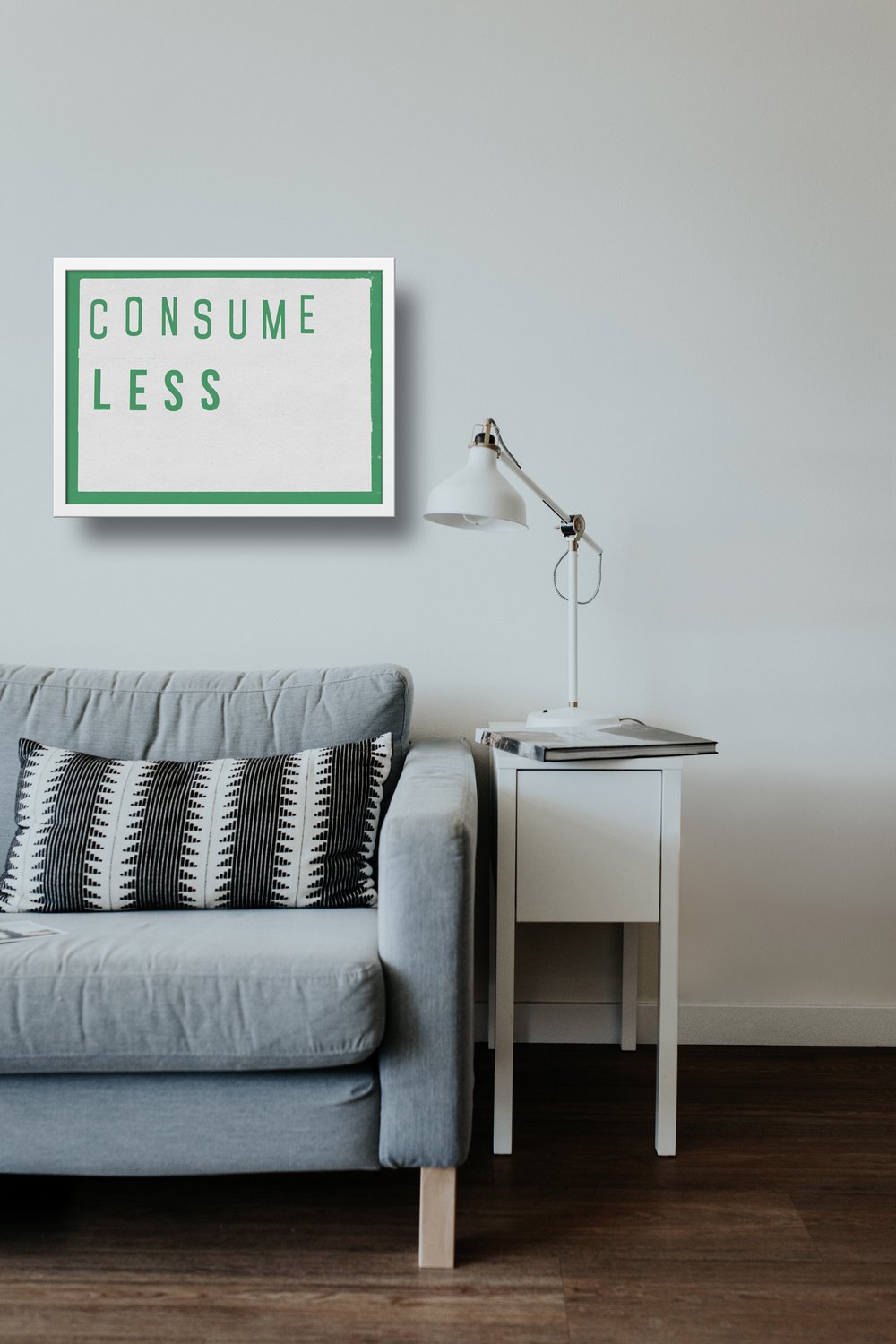 Consume Less Lightbox Quote
