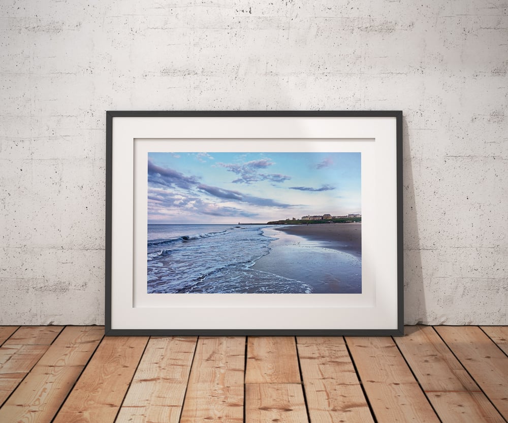 Dipping a Toe at Dusk, Tynemouth Longsands