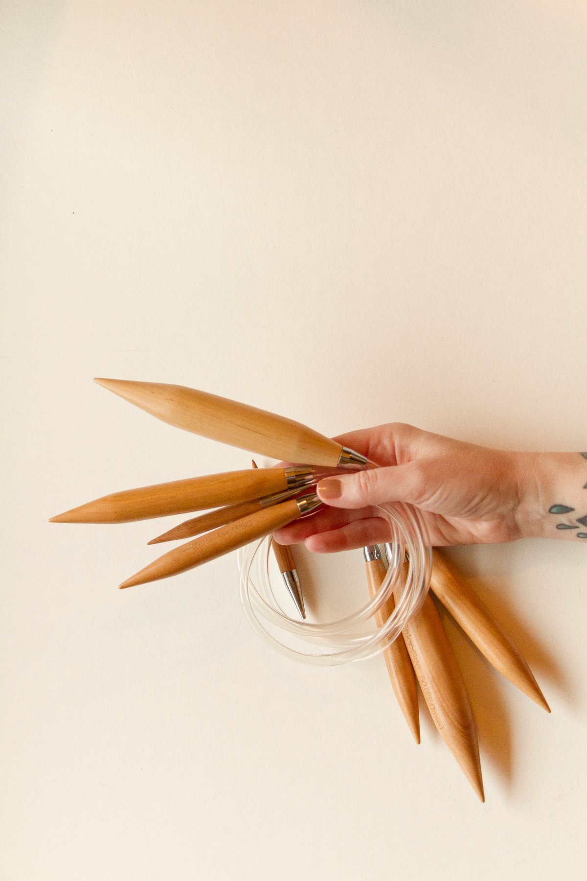 Image of Bamboo Circular Knitting Needles 
