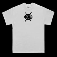 White Logo Tee