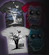 Image of Leah Le Grace Tree and Owl T-Shirt