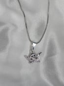 Image 1 of Silver Angel Necklace 