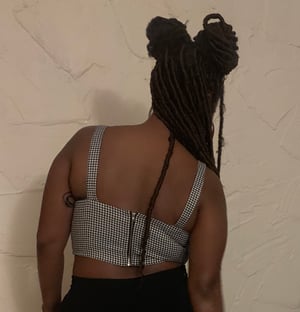 Image of Houndstooth Crop tank 