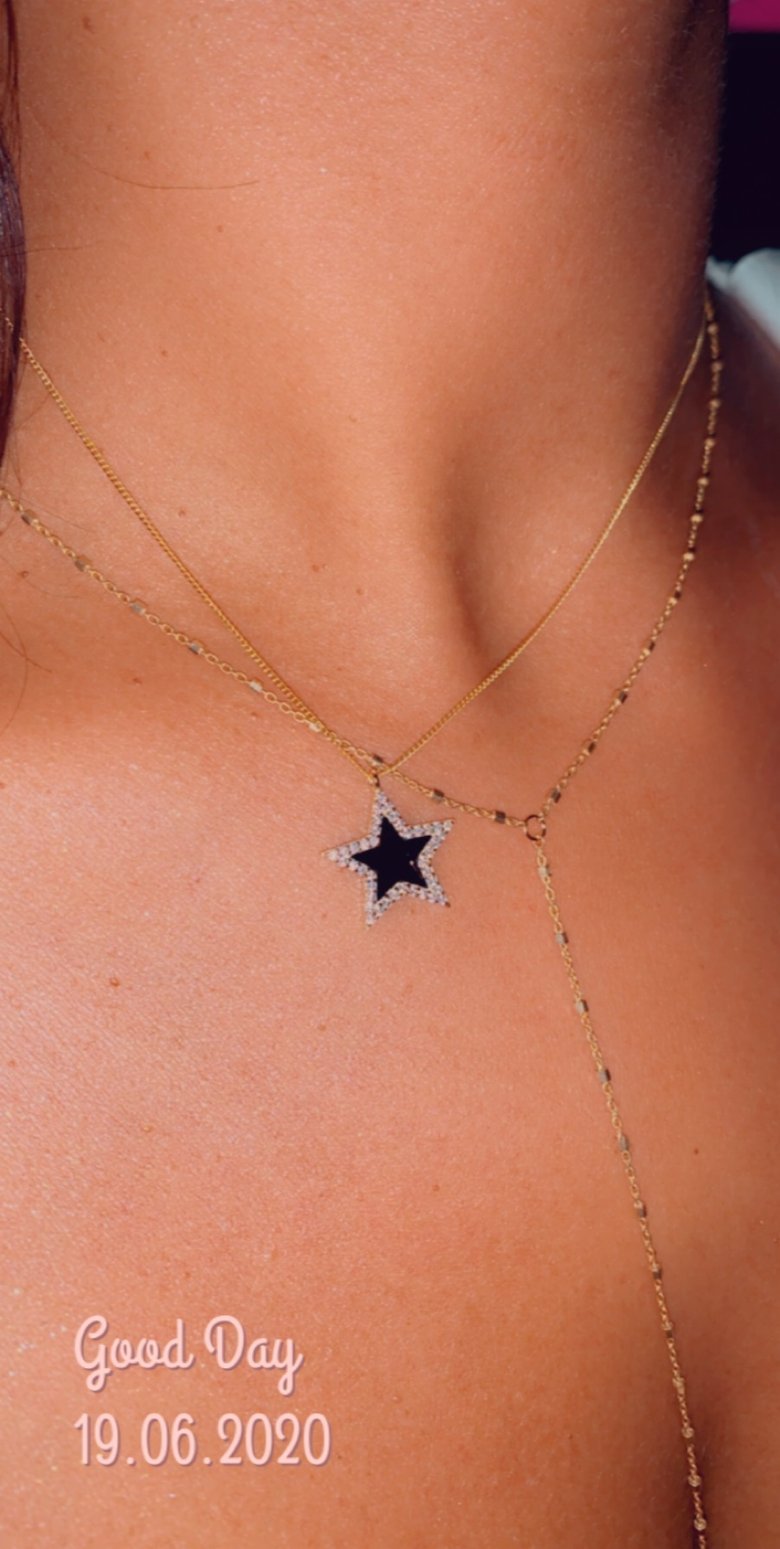 Image of Diamond Star necklace (other colors below)