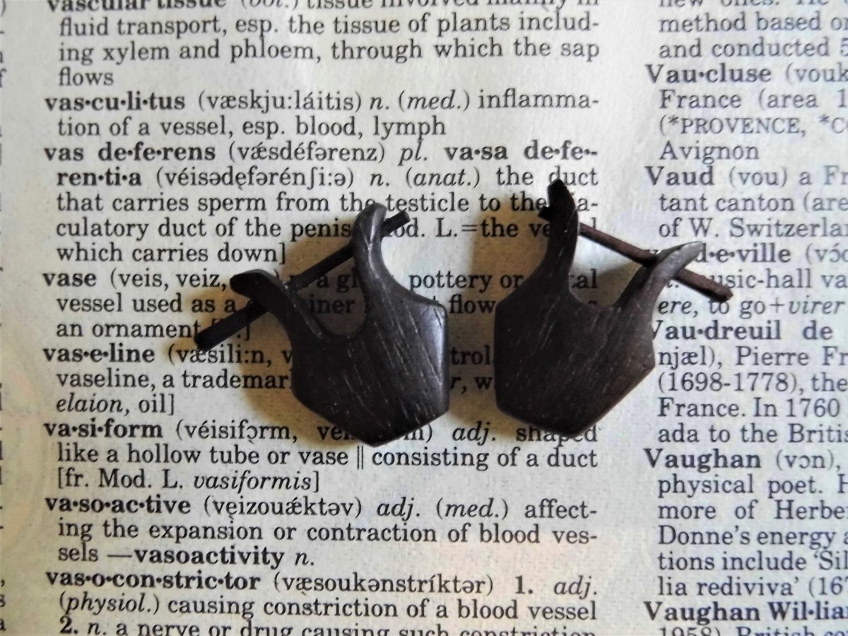 Wooden Tribal Earring Dark Brown