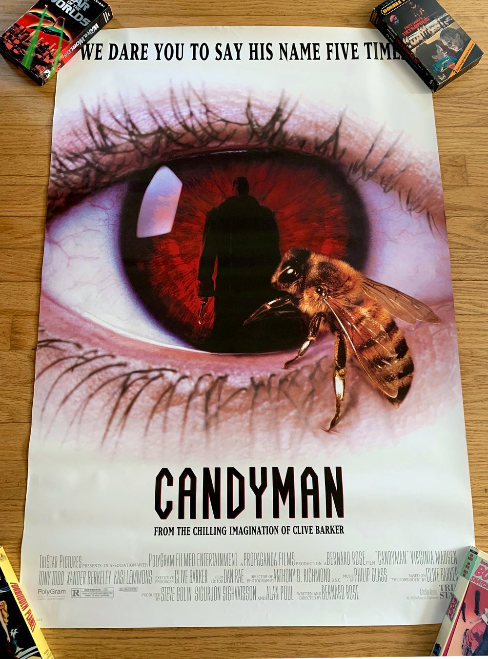1992 CANDYMAN Original U.S. One Sheet Movie Poster