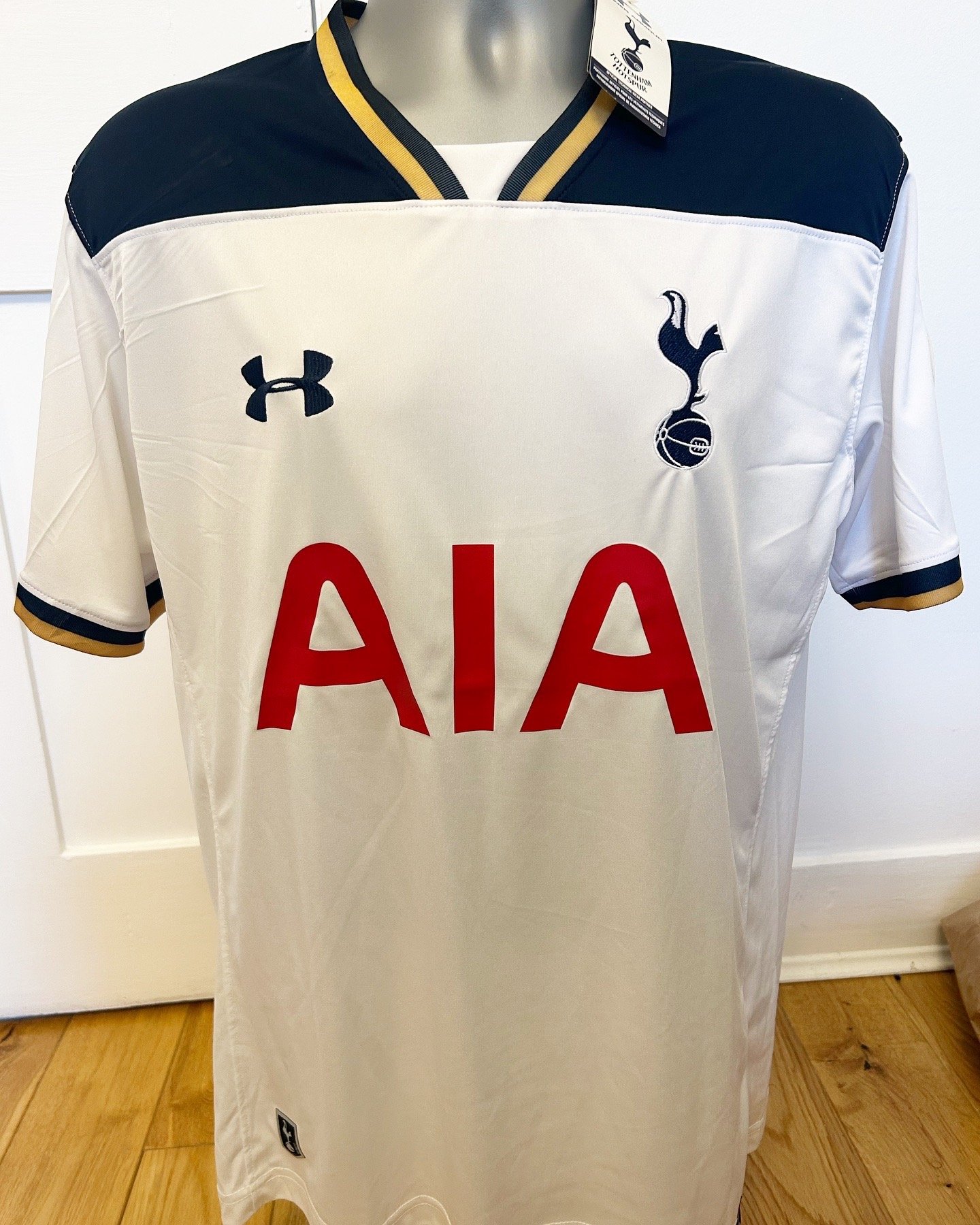 Image of NEW Tottenham Hotspur “DEMBELE 19” 2016/17 Home Shirt + PL patches (XL)