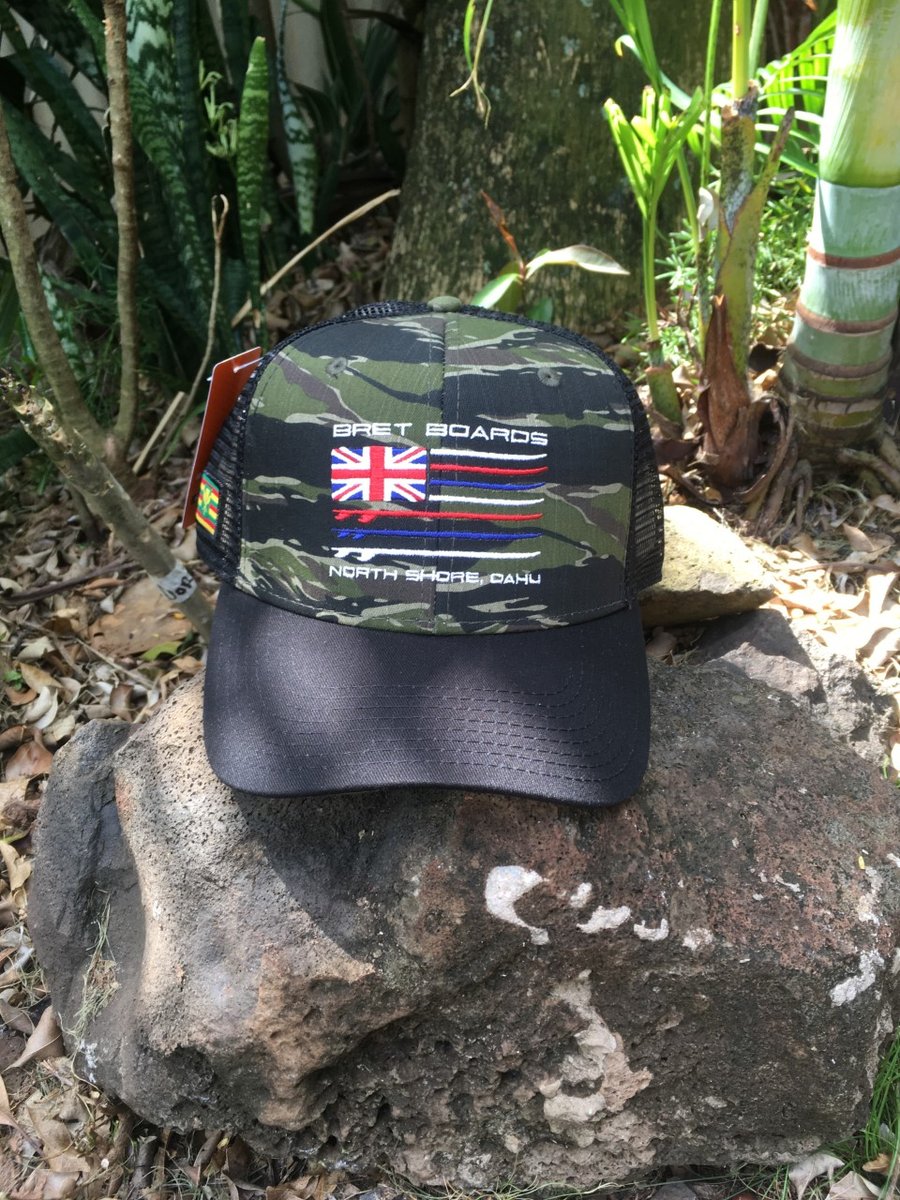 Image of Camo Embroidered Trucker Cap