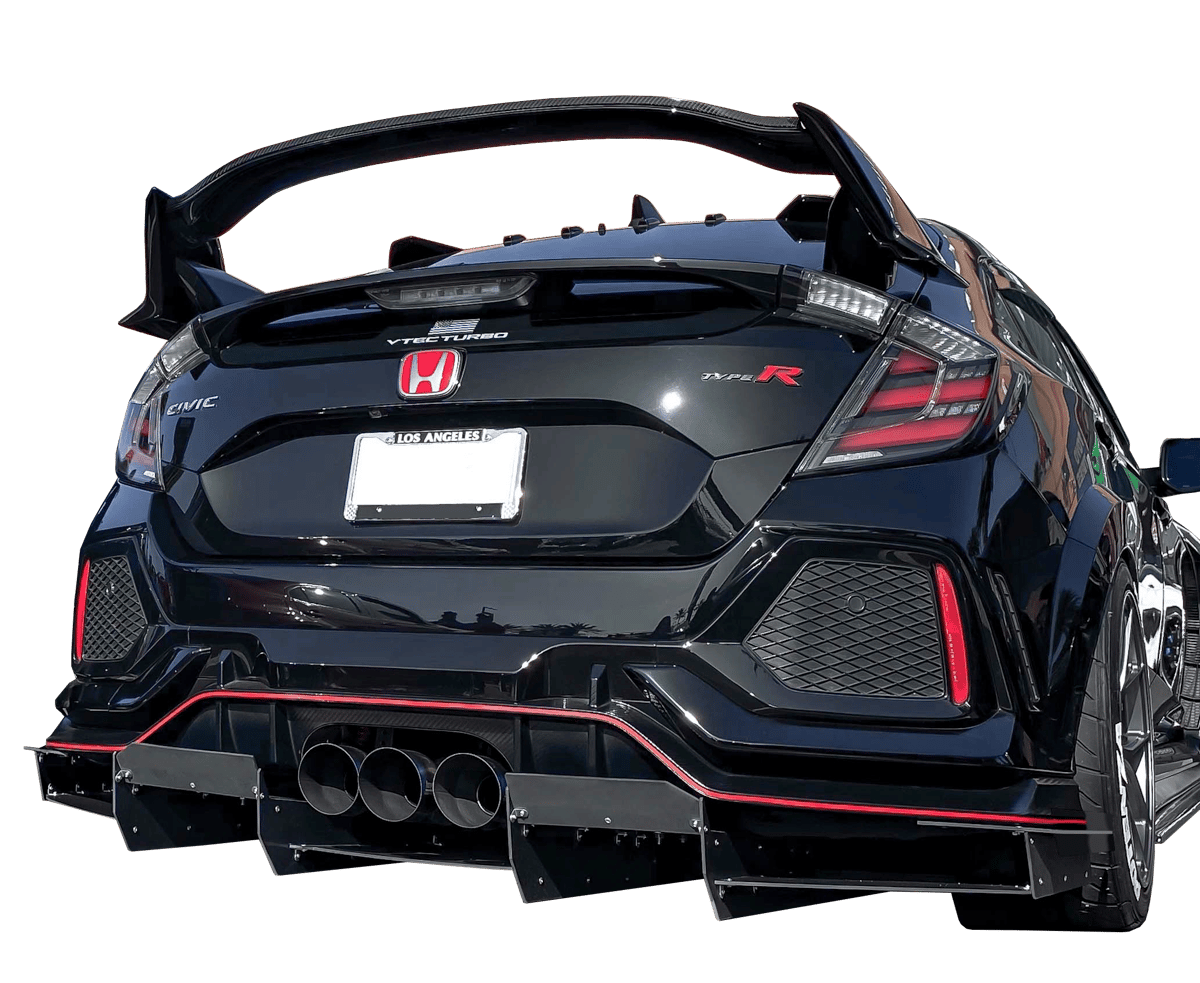 FK8 v2.2 Full rear diffuser (4 left!) | UbeyMade