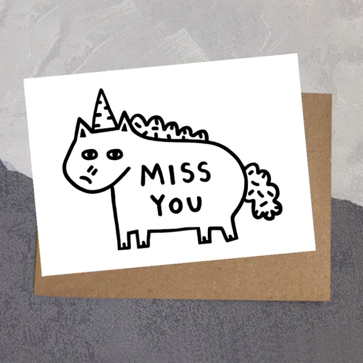 Image of Miss You Card 