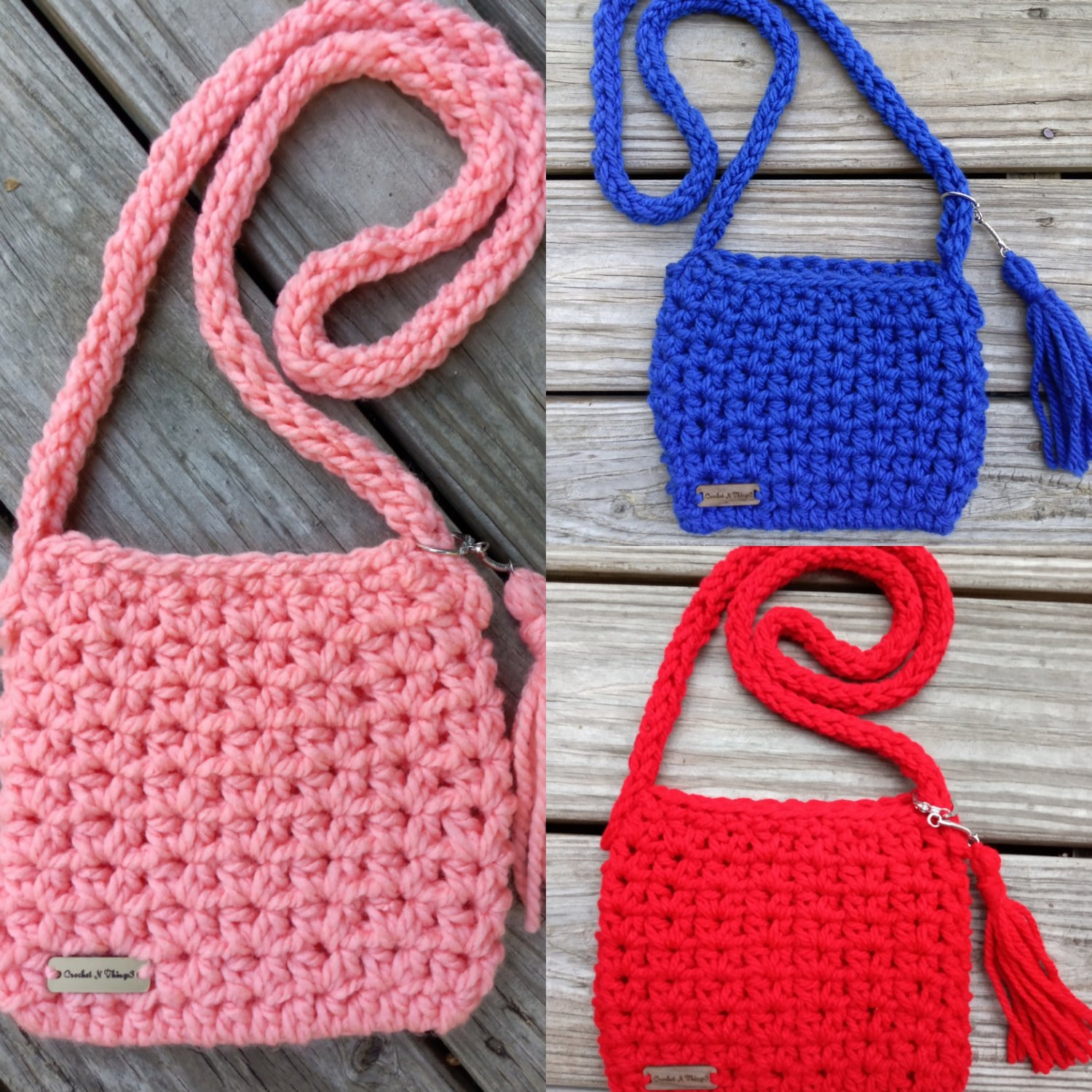 Chunky Crossbody Bag | Crochet N Things 3