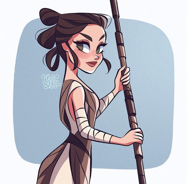 REY • Mini Art Print | Madie Arts