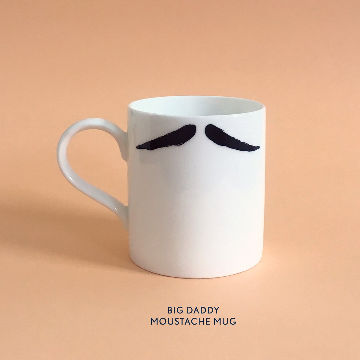 Image of Big Daddy Moustache Mug: INSPECTOR POIROT & MAURICE 