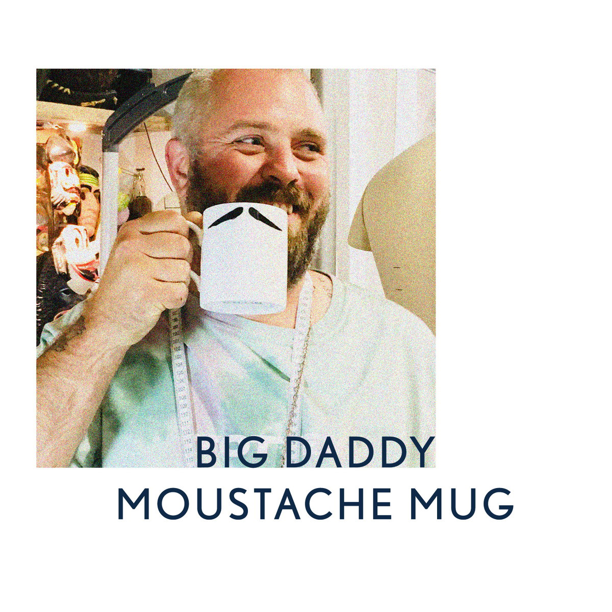 Big Daddy Moustache Mug The Fu Manchu Peter Ibruegger