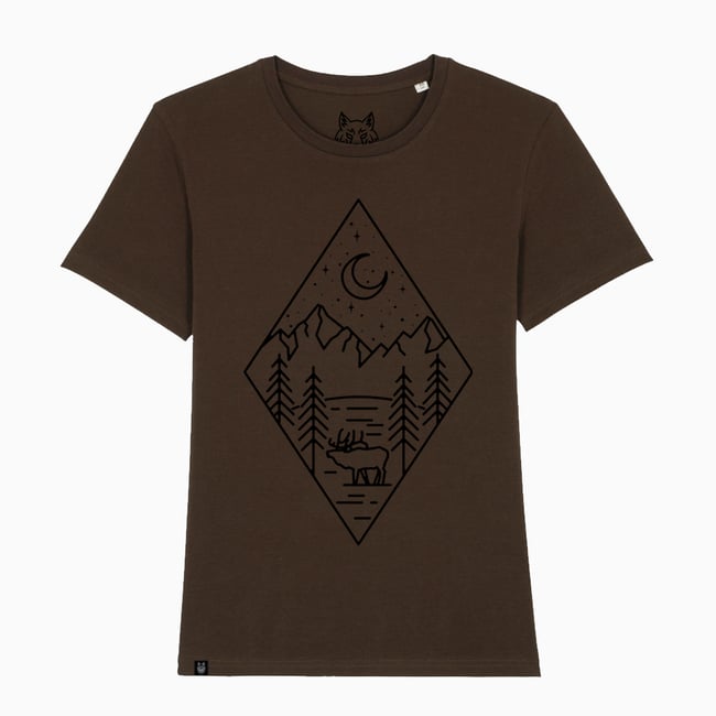 Night Elk T-Shirt Organic Cotton