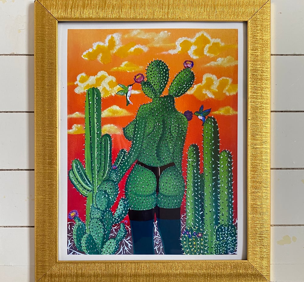 Image of "Xingona y Nalgona” Fine Art Print