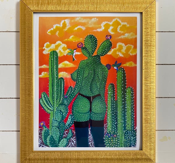 Image of "Xingona y Nalgona” Fine Art Print