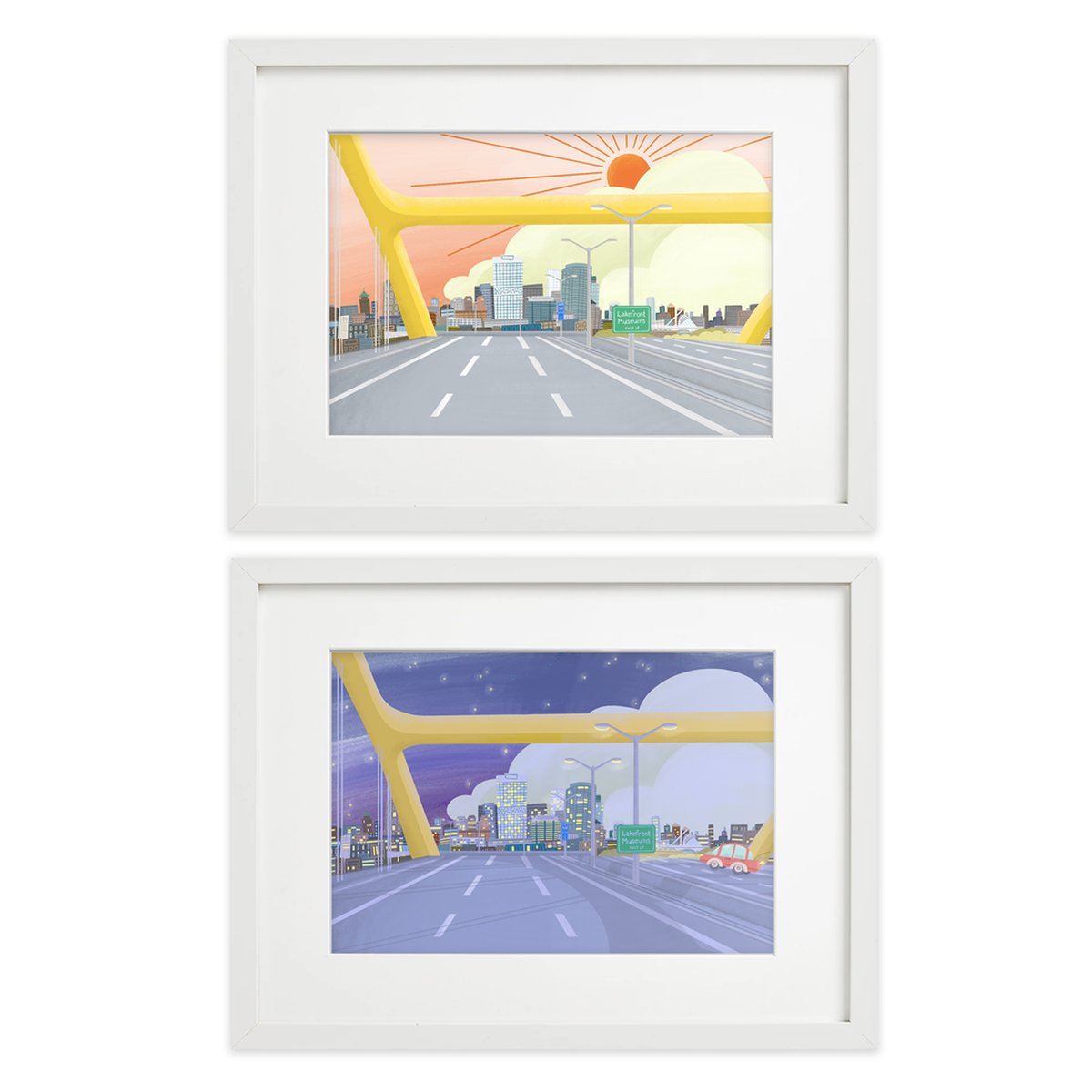 Image of Hoan View Morning & Night Print