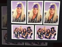 Image 1 of Stevie Rachelle & Tuff Signed Postcard Set (5) Full Color Postcards.