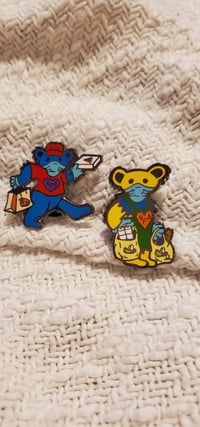Image 5 of Essential Worker Bear Pins