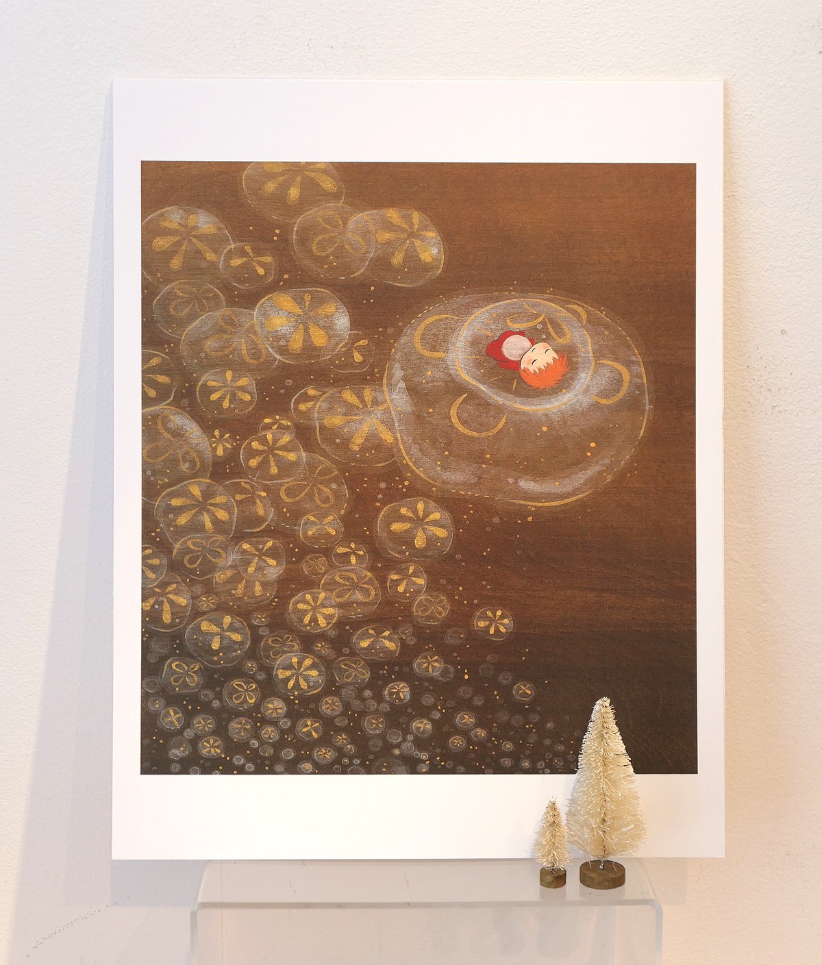 Ponyo's Golden Flight 11 x 14" Print