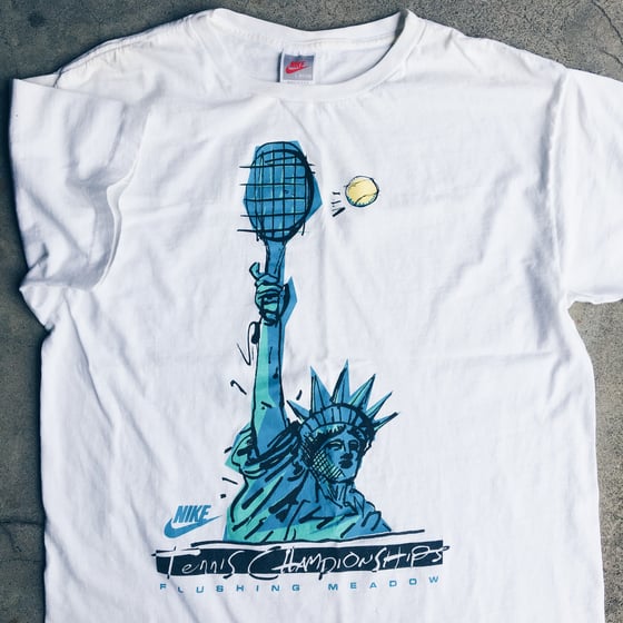 Image of Original Early 90’s Nike Flushing Meadows Tennis Tee.