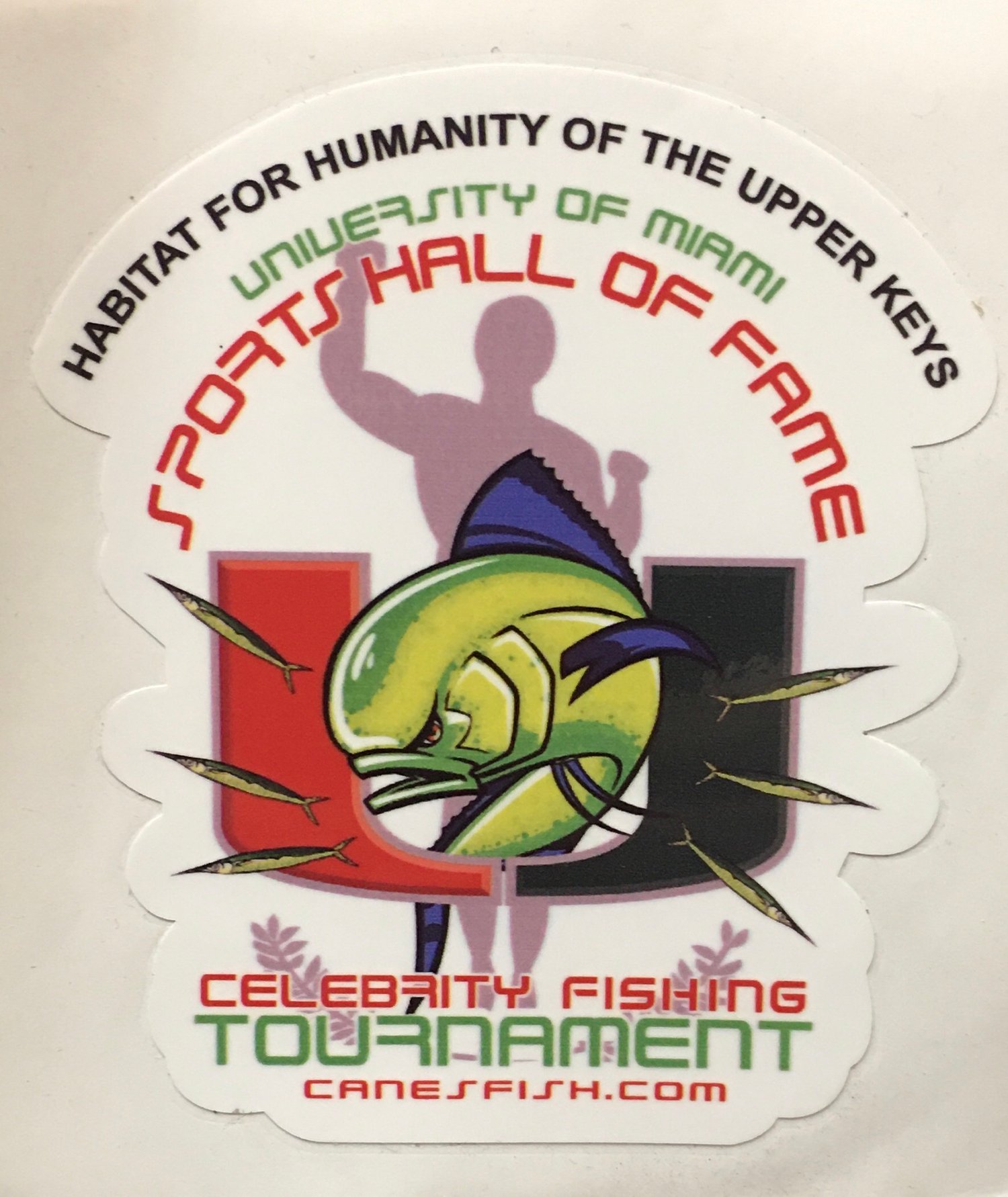 Image of 2017 Habitat for Humanity /UMSHoF Celebrity Fishing Tournament Sticker 