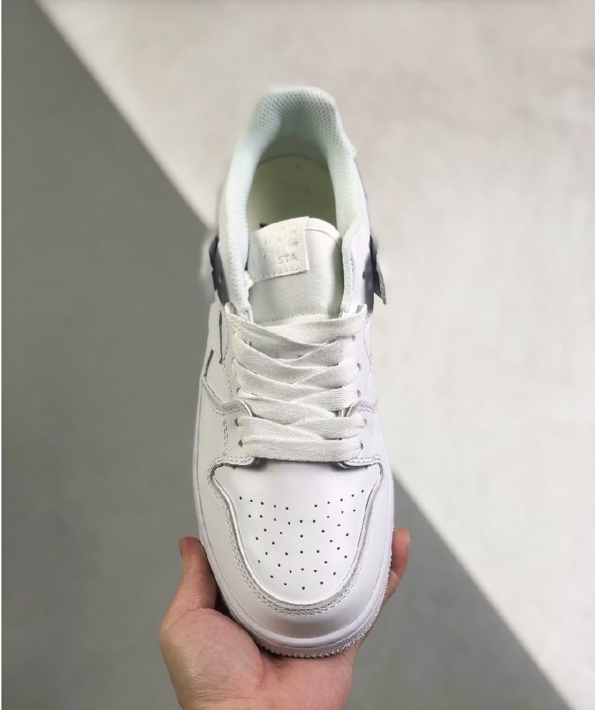 Image of Bape Sta Bapesta SK8 Dunk White Shoes