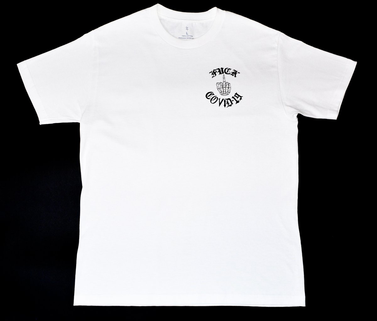 F**K COVID-19 T-SHIRT (WHITE) | ZEUS WSG