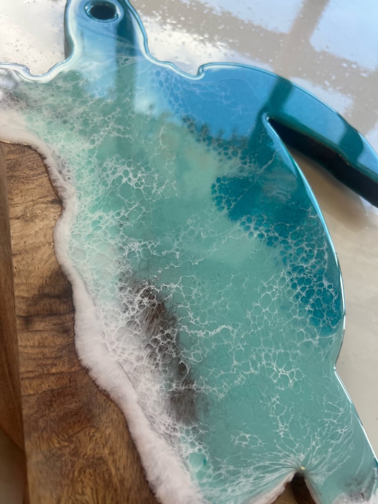 Image of Resin Sea Turtle Charcuterie 